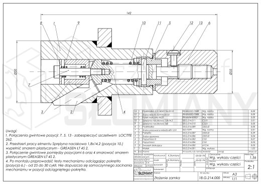 气动倾斜装置3D数模图纸 STEP格式缩略图